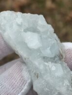 Certified 300.35ct Parallel-Growth Aquamarine Cluster with Mica – Natural Pakistan Blue Beryl Specimen - Image 7