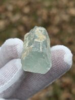 Certified 126.25ct Natural Aquamarine Crystal with Feldspar Matrix – Pakistan Blue Beryl Specimen - Image 4