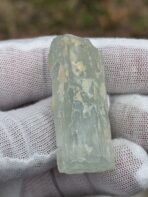 Certified 126.25ct Natural Aquamarine Crystal with Feldspar Matrix – Pakistan Blue Beryl Specimen - Image 8