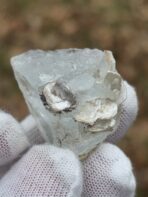Certified Natural 90.15ct Aquamarine Crystal with Muscovite – Ice-Blue Pakistan Pegmatite Specimen - Image 5