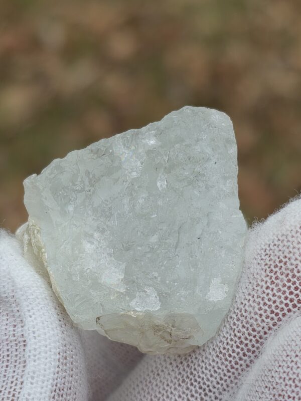 Certified Natural 90.15ct Aquamarine Crystal with Muscovite – Ice-Blue Pakistan Pegmatite Specimen
